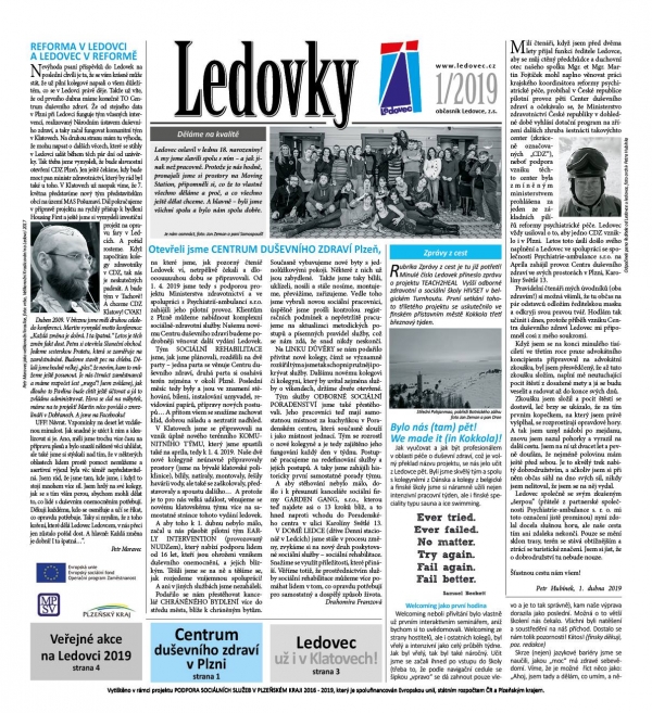 Ledovky  1/2019 s pořadovým číslem 8